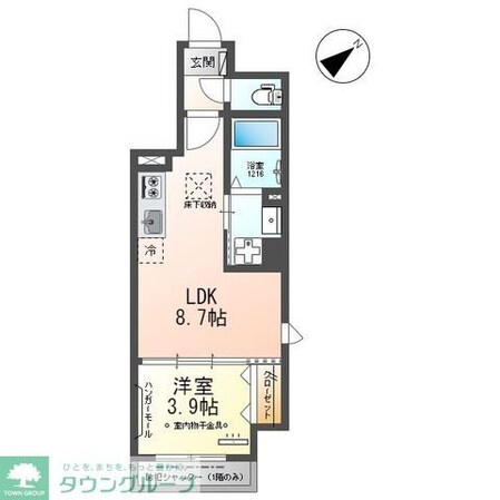 ピーニャ市川の物件間取画像